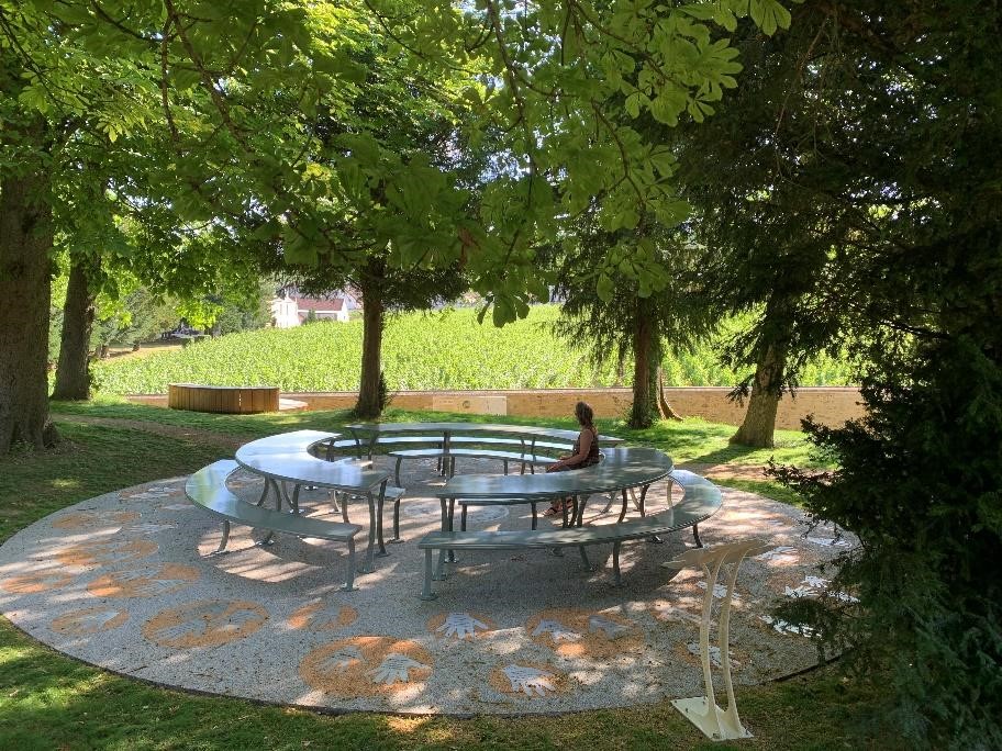 Jardin de Vignes - Le Clos Saint Vincent- Mesnil-sur-Oger ©ConfrérieSaintVincentMesnil