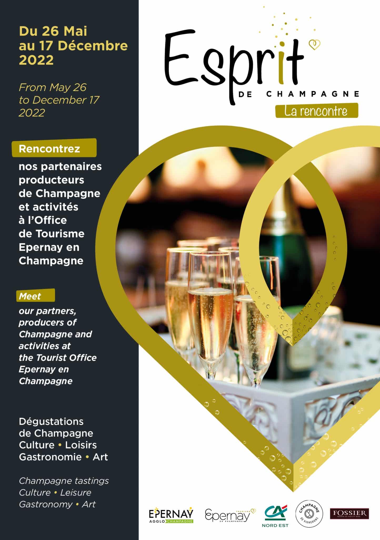 Flyer Esprit de Champagne la rencontre 2022 - Epernay Tourisme