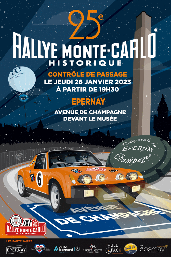 Rallye Monte-Carlo Historique - Affiche 2023